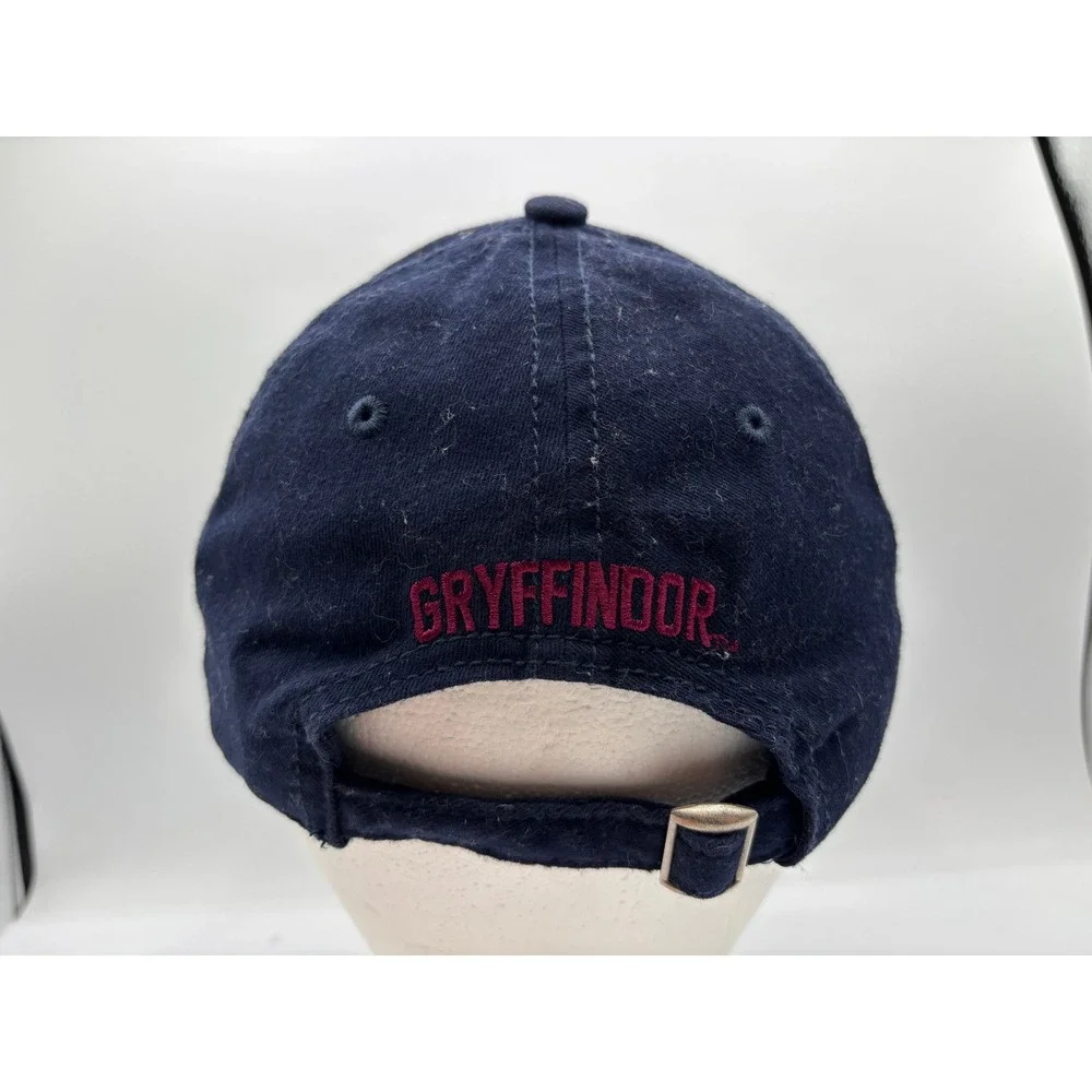 Harry Potter Gryffindor Hat Youth Strapback Adjustable Gray/Navy Cap OSFM